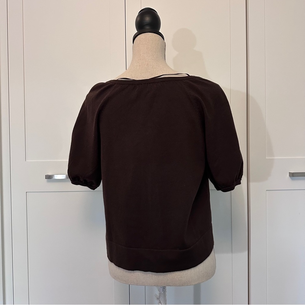 Style & Co. Dark Brown Cardigan - Picture 3 of 7
